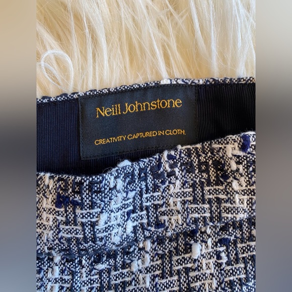 Brooks Brothers, midi skirt, black and wide plaid, woven. Neil Johnstone - Picture 4 of 6